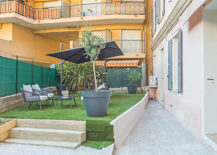 Loggias - Somptueux 4 Pieces - Parking - Terrasse - マントン